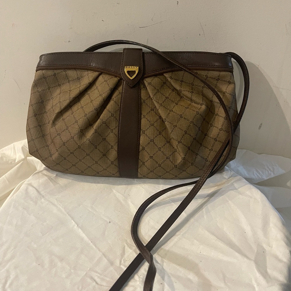 Vintage Bally Crossbody Shoulder Bag